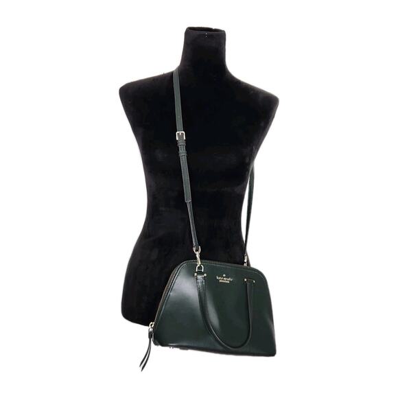 Kate Spade Patterson Drive Small Dome Leather Satchel Handbag Spruce Green - Picture 1 of 13